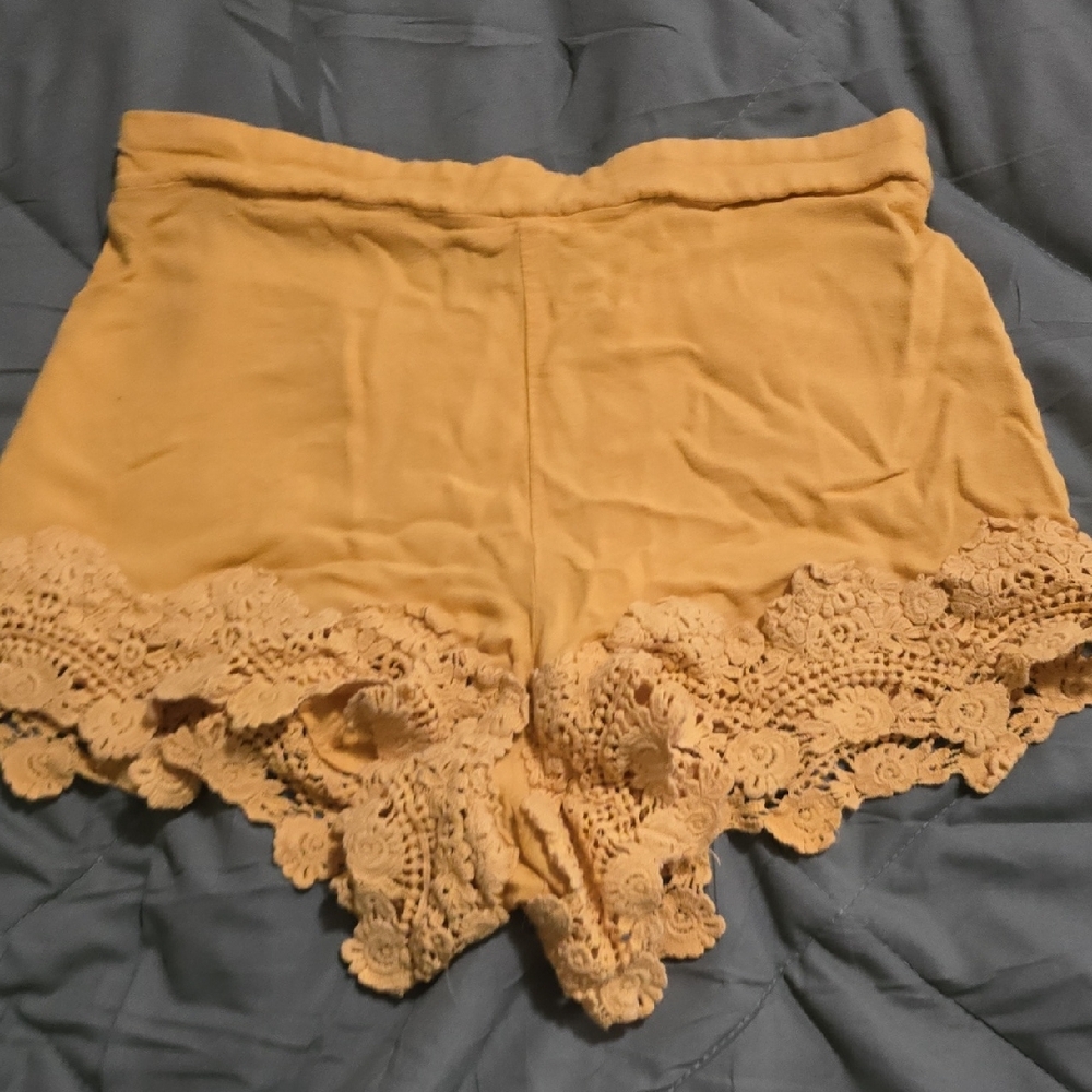 Forever 21 Mustard Yellow Shorts